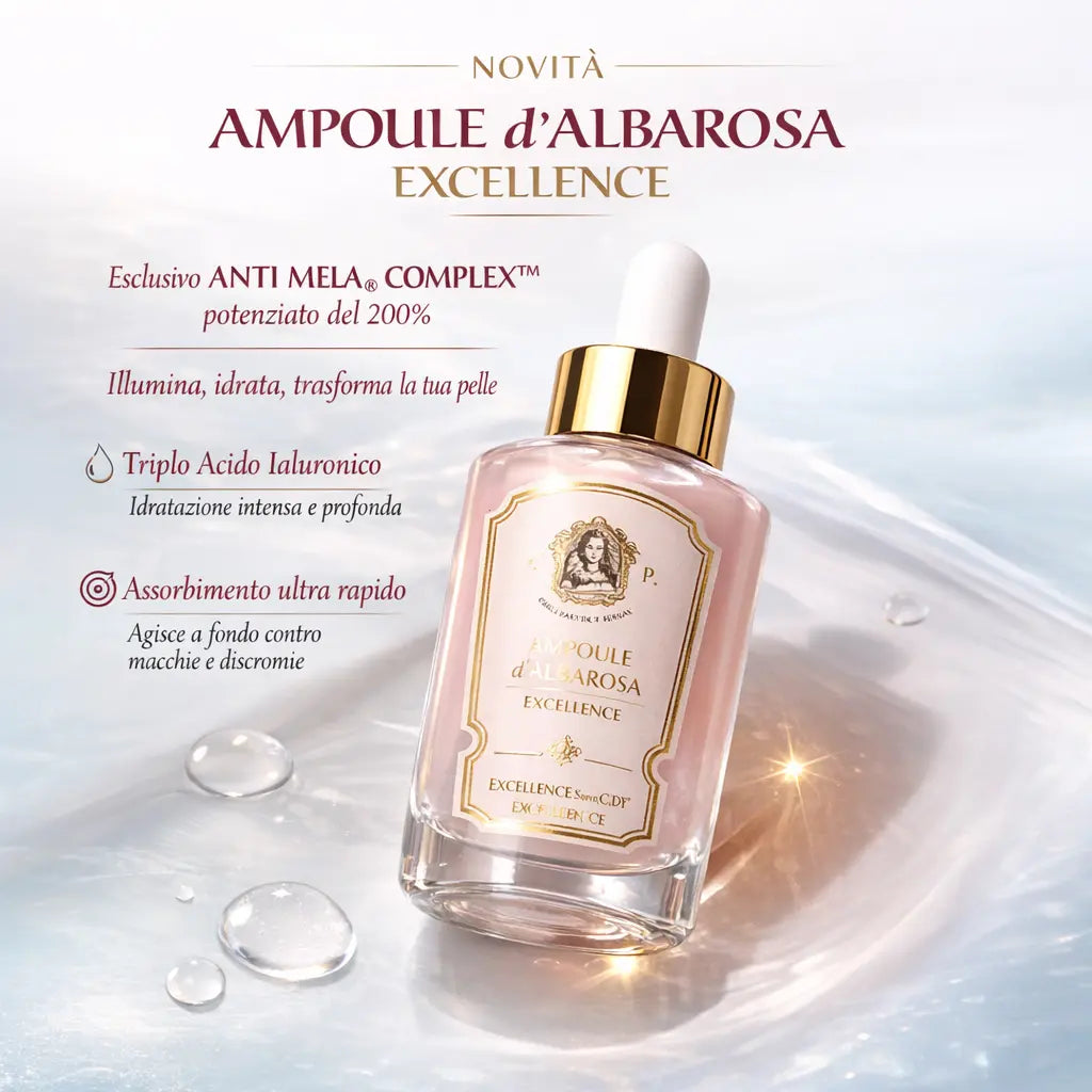 Ampoule d'Albarosa Excellence | Trattamento Intensivo Antimacchia e Depigmentante