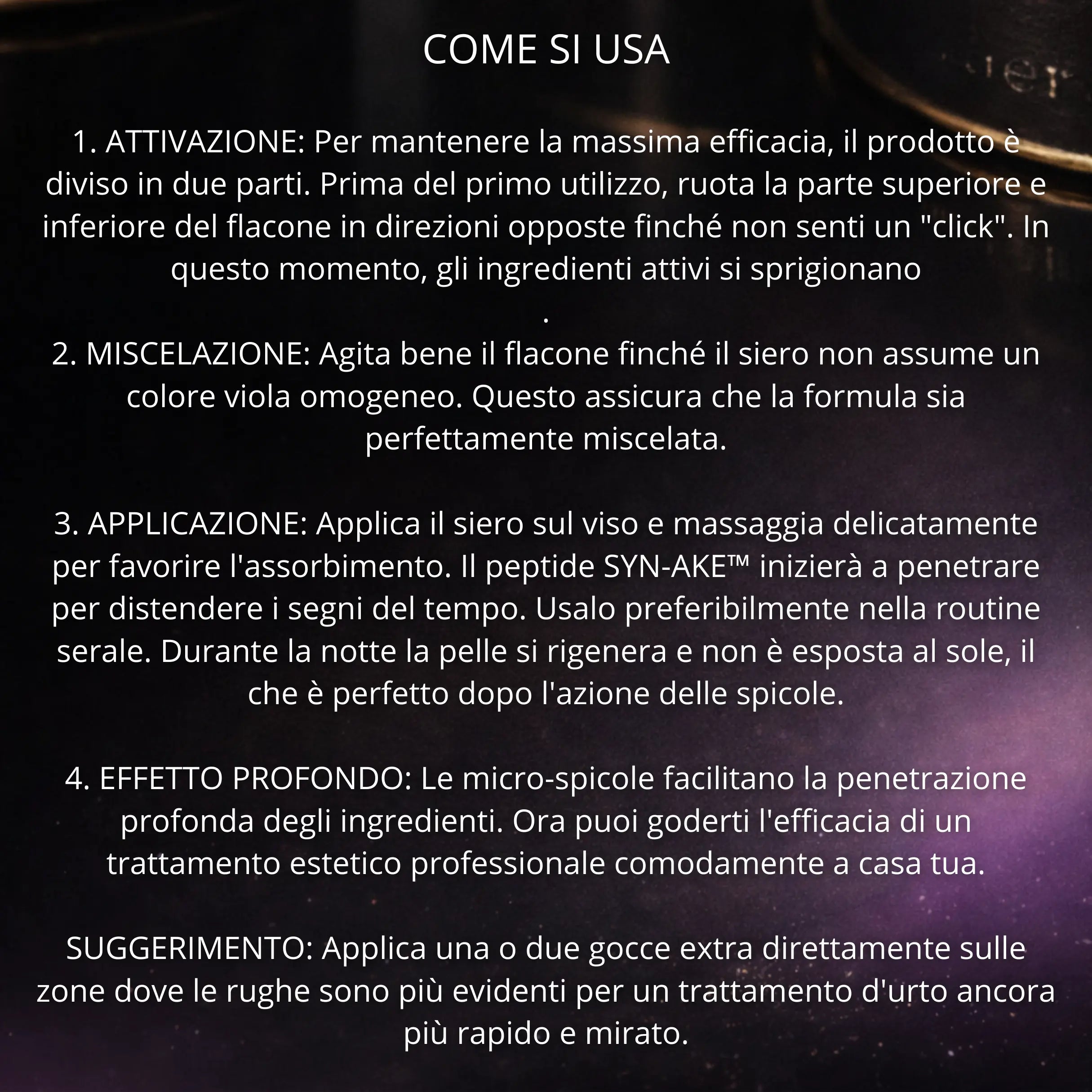 Ampoule de Serpent | Siero Lifting Boto-Mimetico a Bio-Spicole